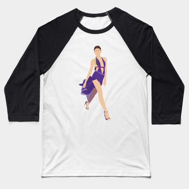 Zendaya Coleman Baseball T-Shirt by Ivanapcm